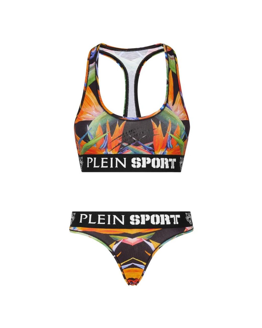 Philipp Plein Jogging Lingerie Set in het Black