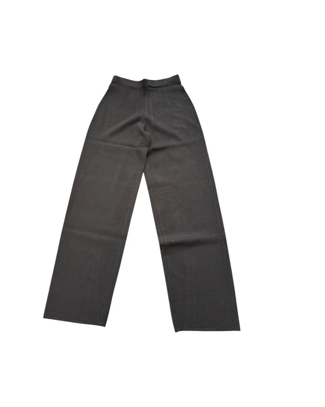 Max Mara Gray Straight Trousers