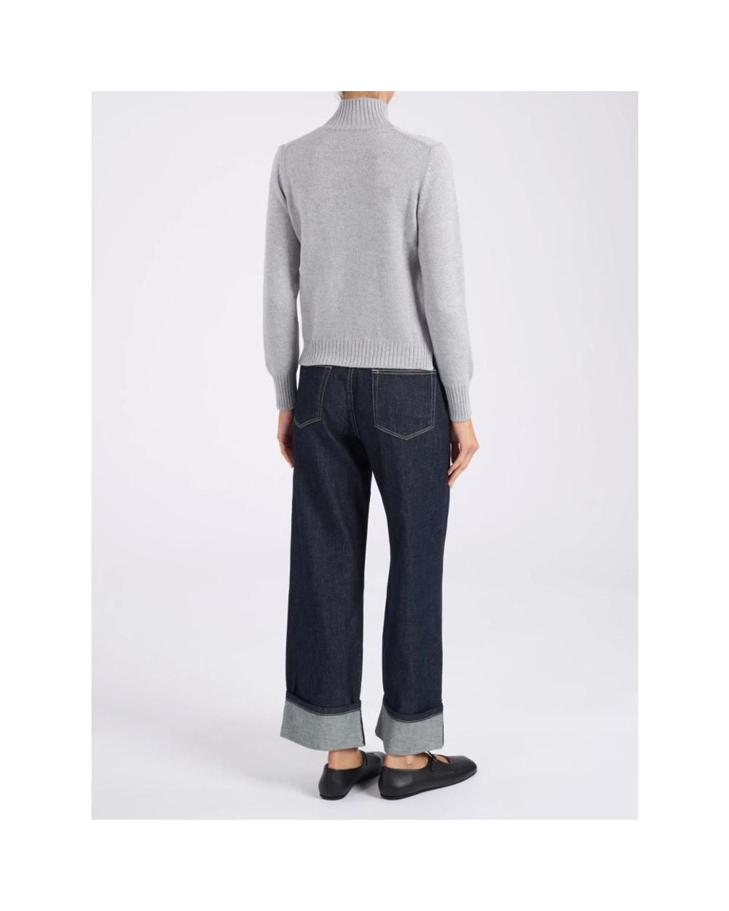 Turtlenecks Gran Sasso de color Gray
