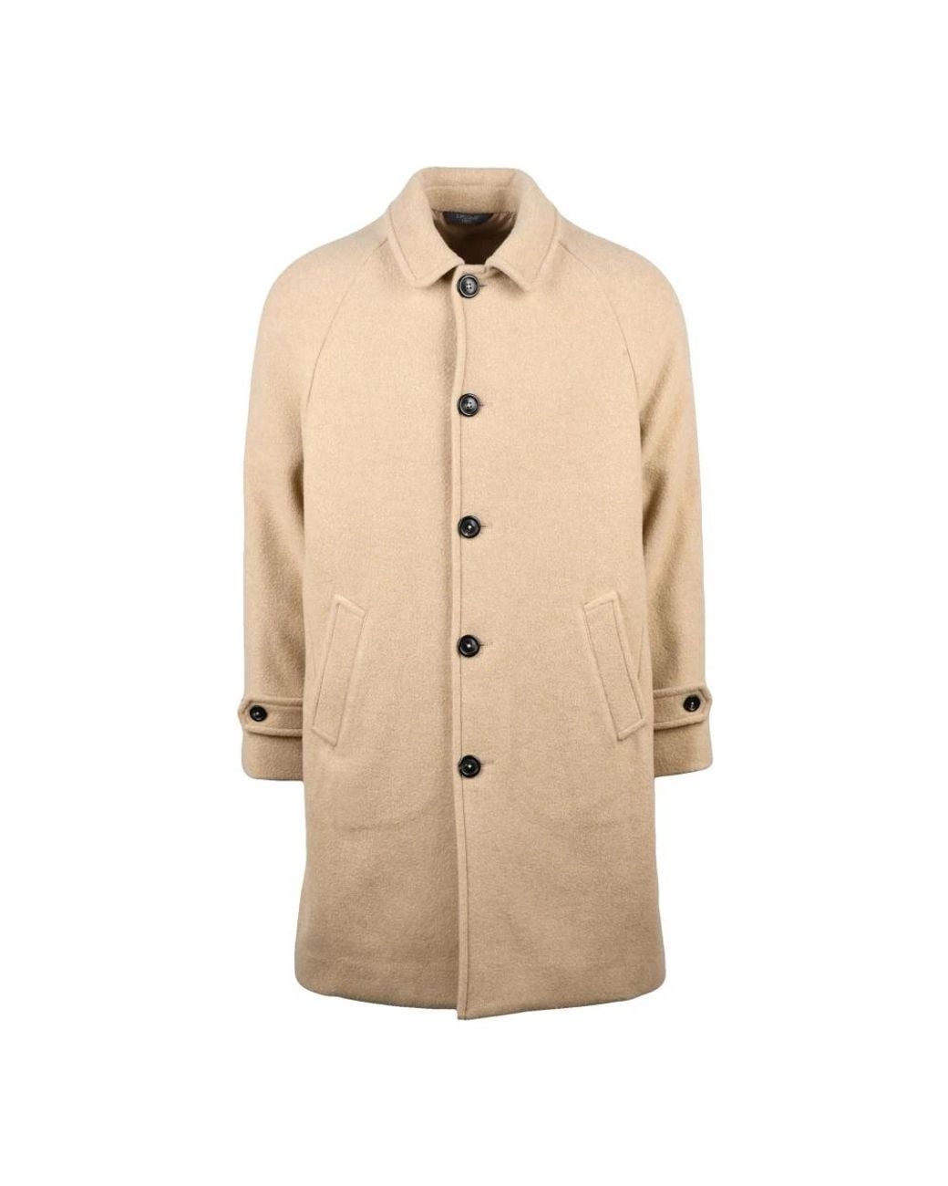 Circolo 1901 Natural Single-Breasted Coats for men