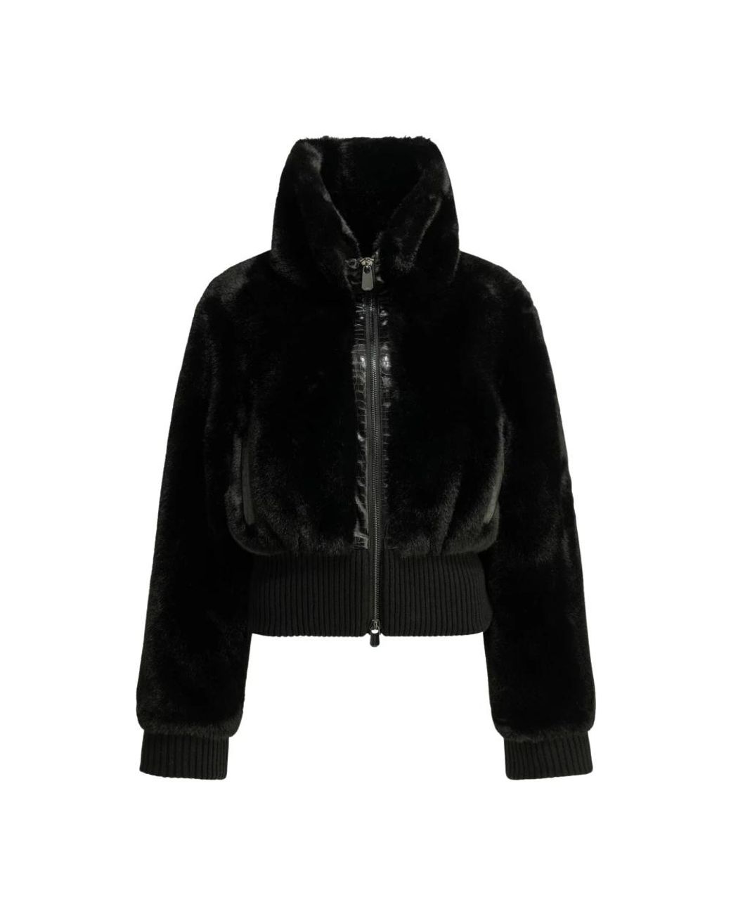 Pinko Black Faux Fur & Shearling Jackets