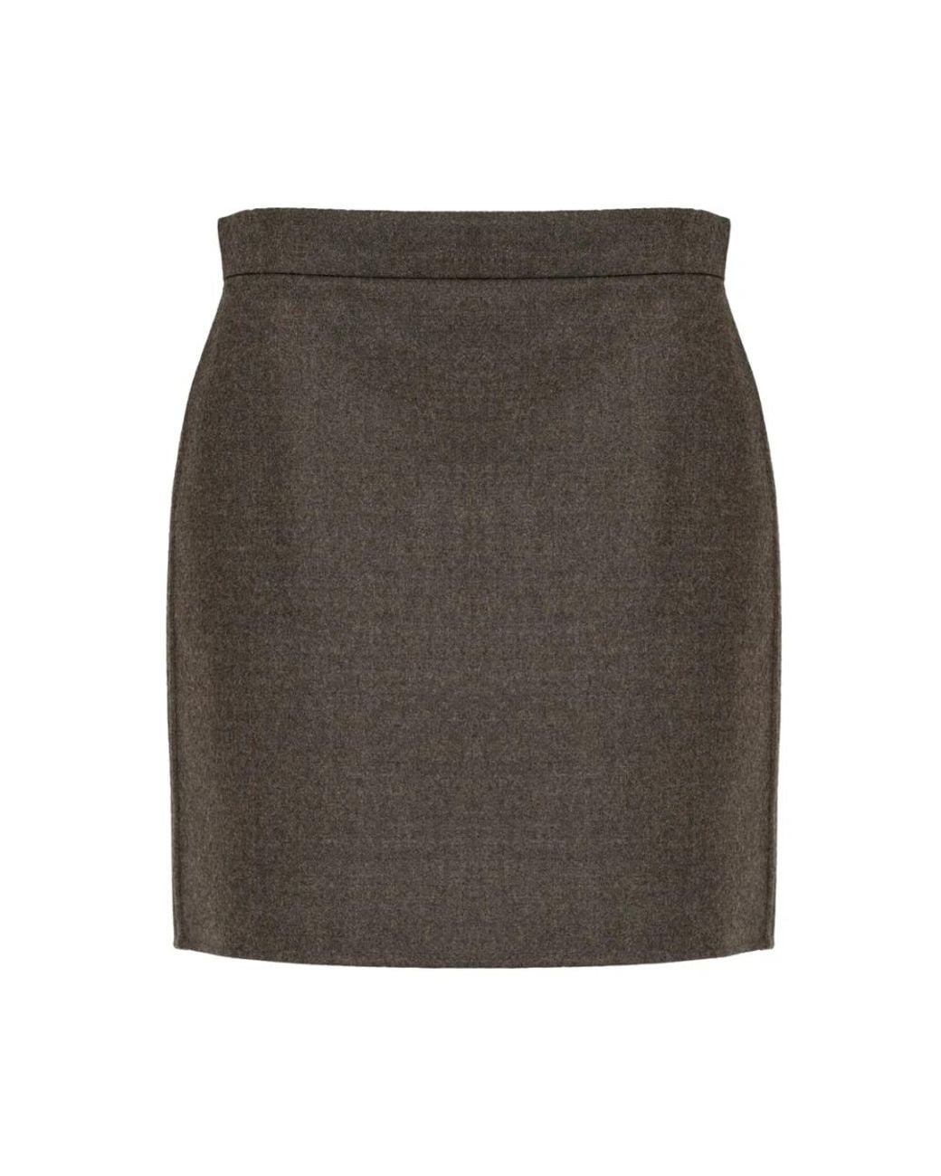 Max Mara Brown Short Skirts