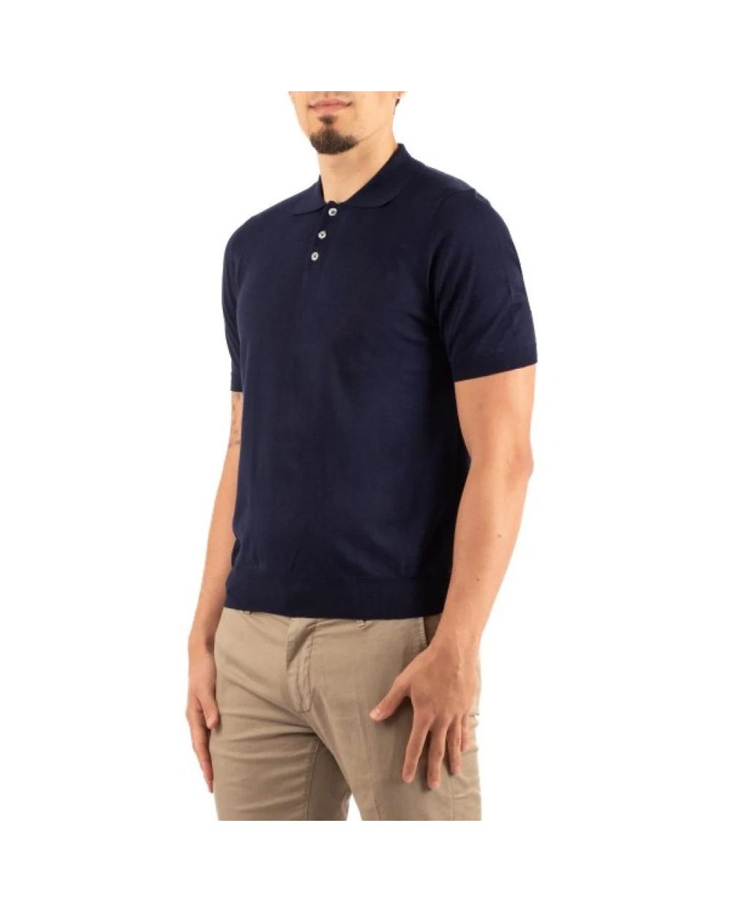 hindustrie Blue Polo Shirts for men