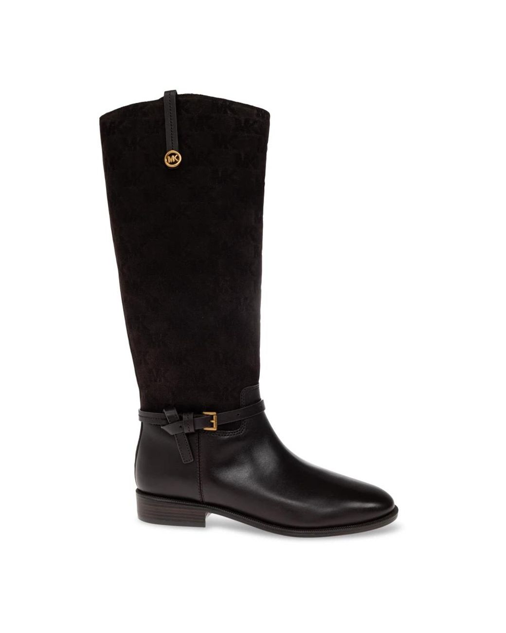Michael Kors Black Beverly Flat Boot