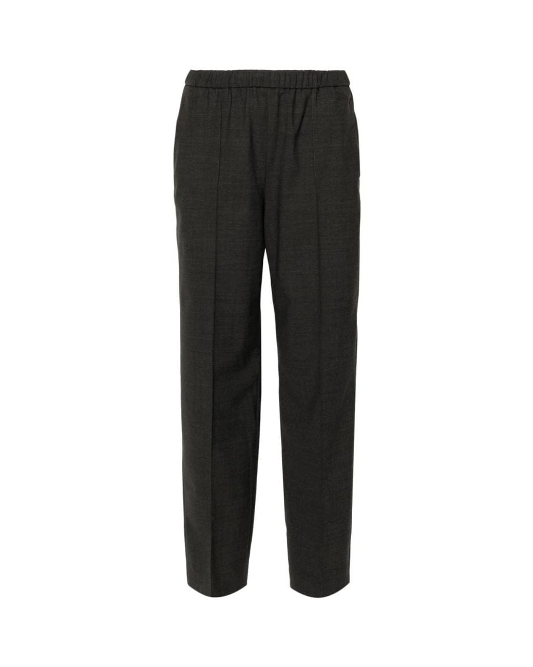 Fabiana Filippi Black Straight Trousers