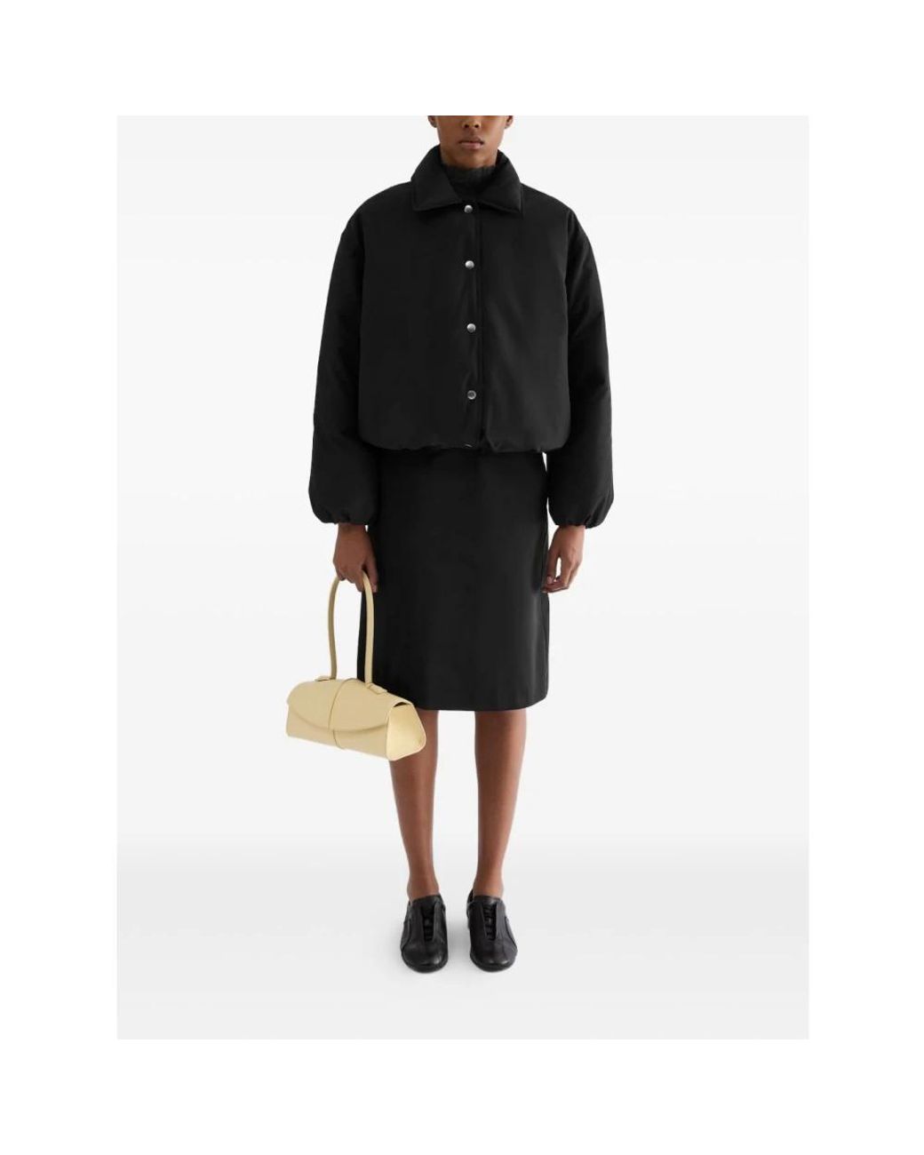 Winter Jackets Jil Sander en coloris Black