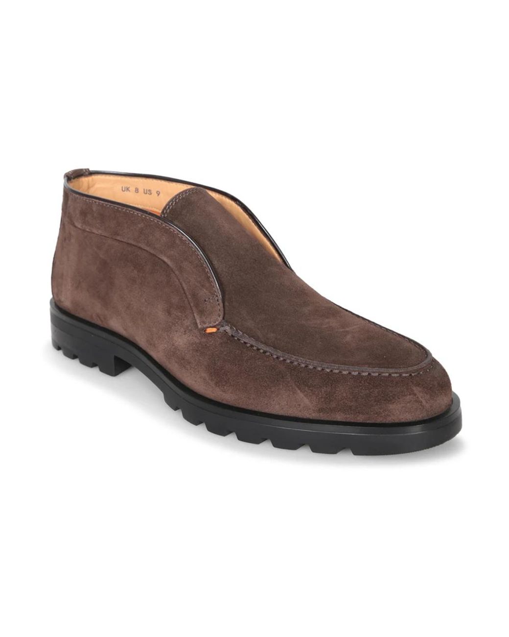 Santoni Brown Ankle Boots for men