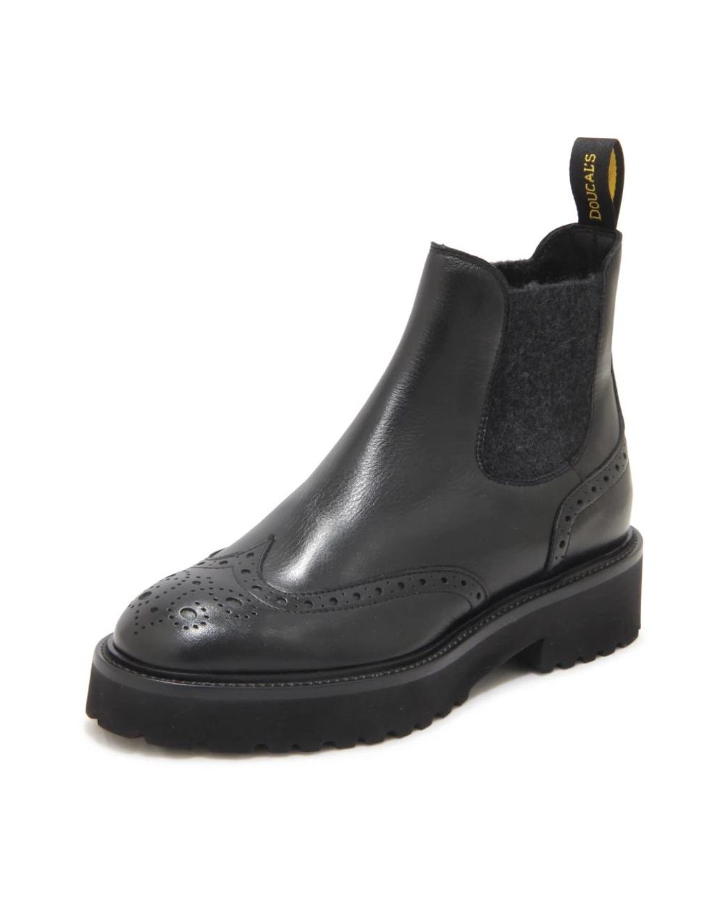 Doucal's Black Chelsea Boots