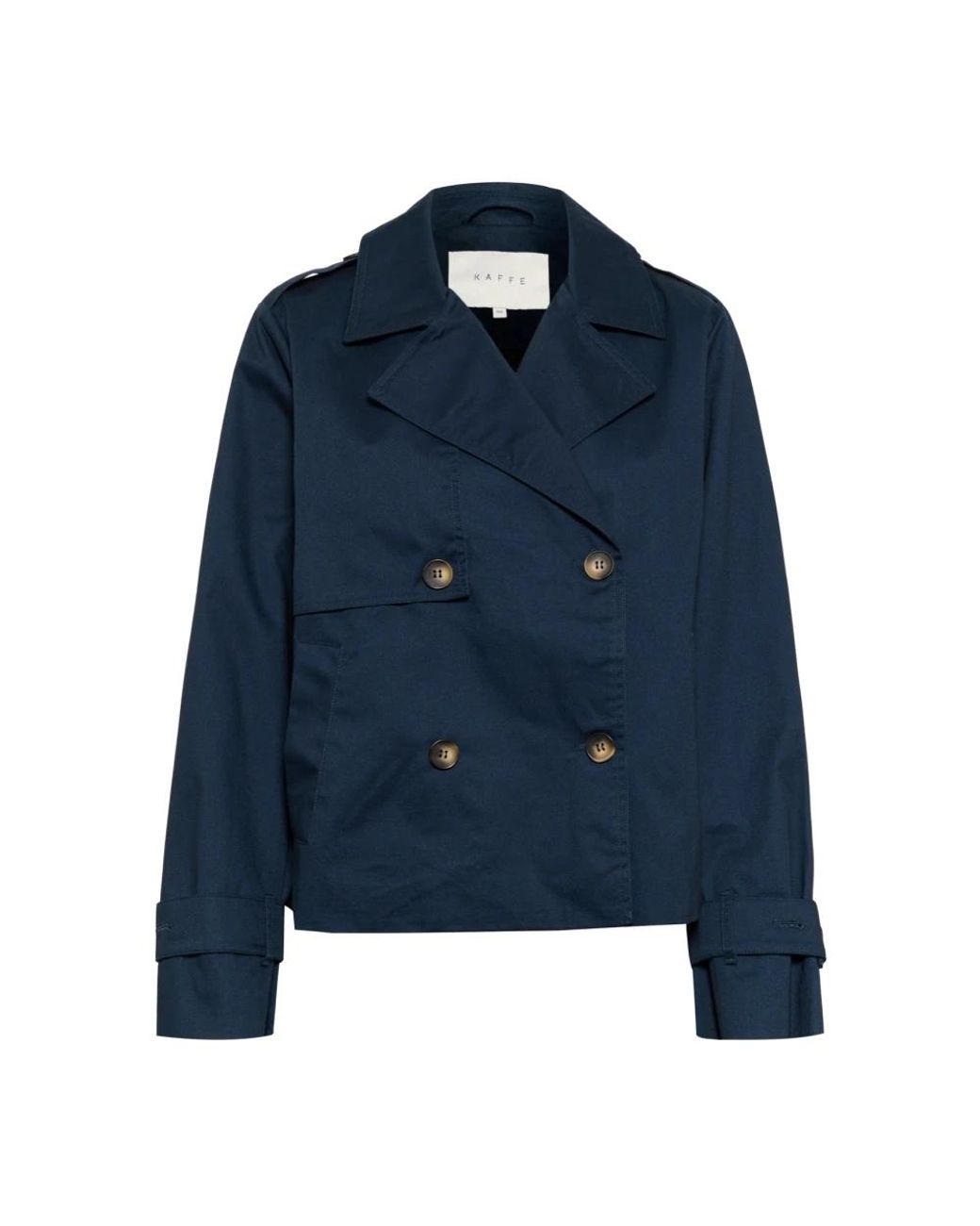 Kaffe Jassen ,Blauw ,Midnight Marine Jas in het Blue