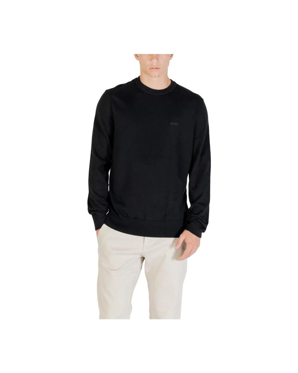 Boss Black Round-Neck Knitwear for men