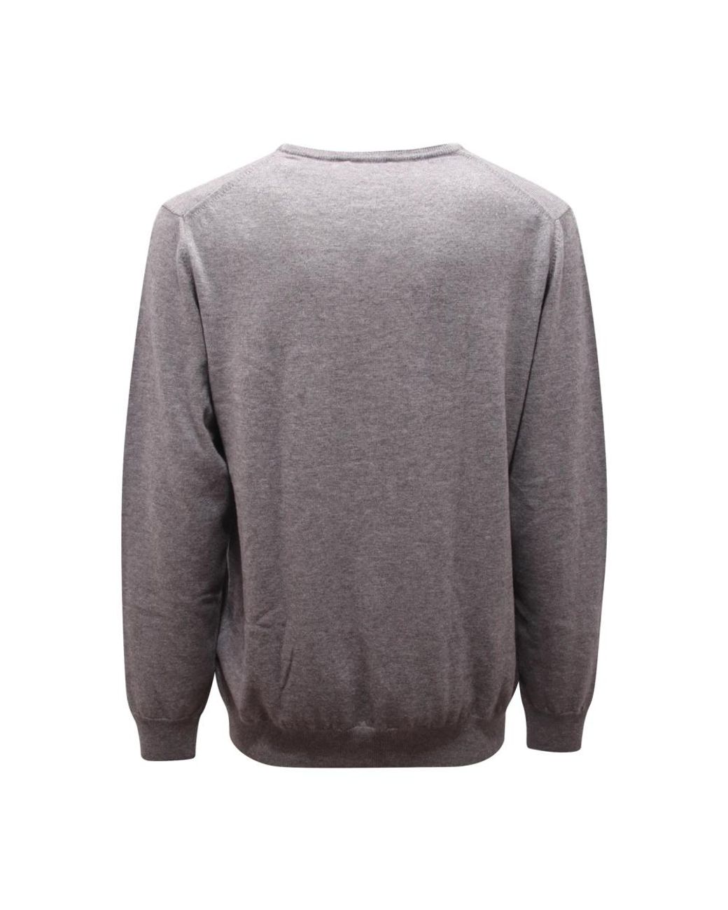 Brooksfield Wollpullover Made in Gray für Herren