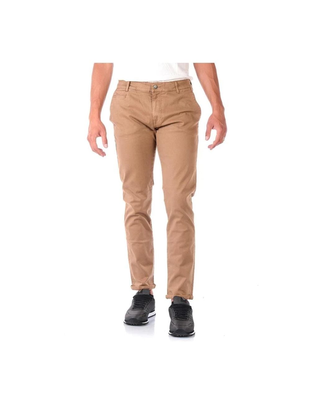 Daniele Alessandrini Brown Chinos for men