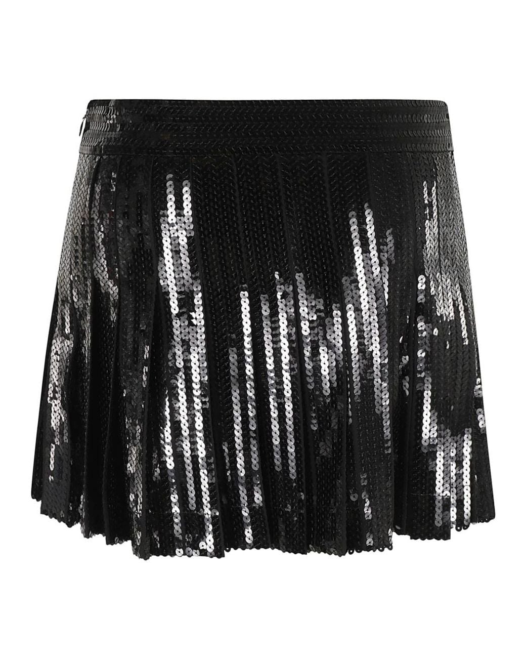 P.A.R.O.S.H. Black Short Skirts