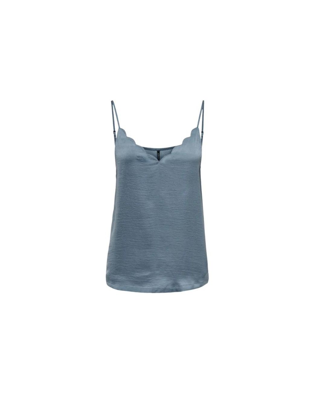 ONLY Blue Sleeveless Tops