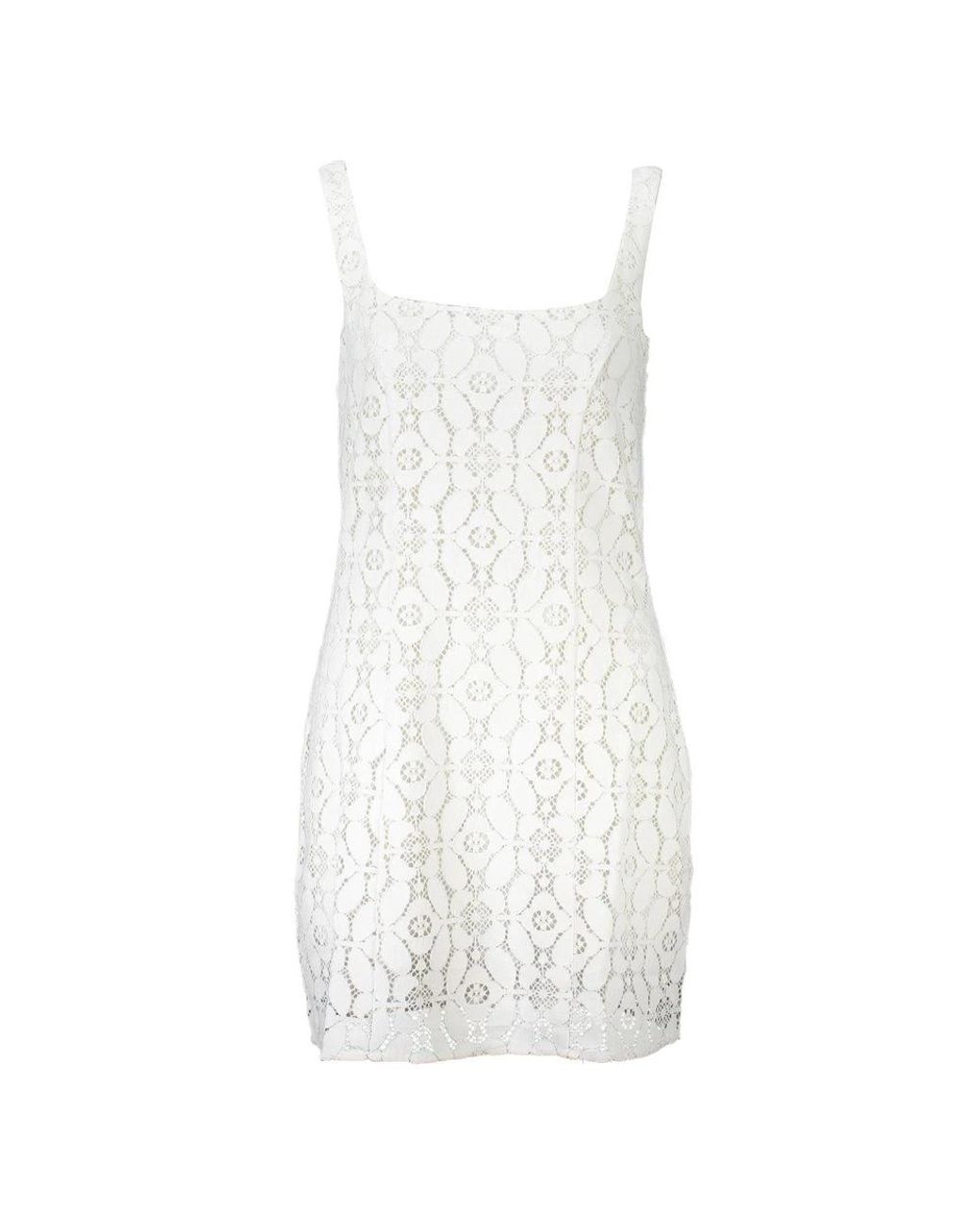Desigual White Polyester Dress