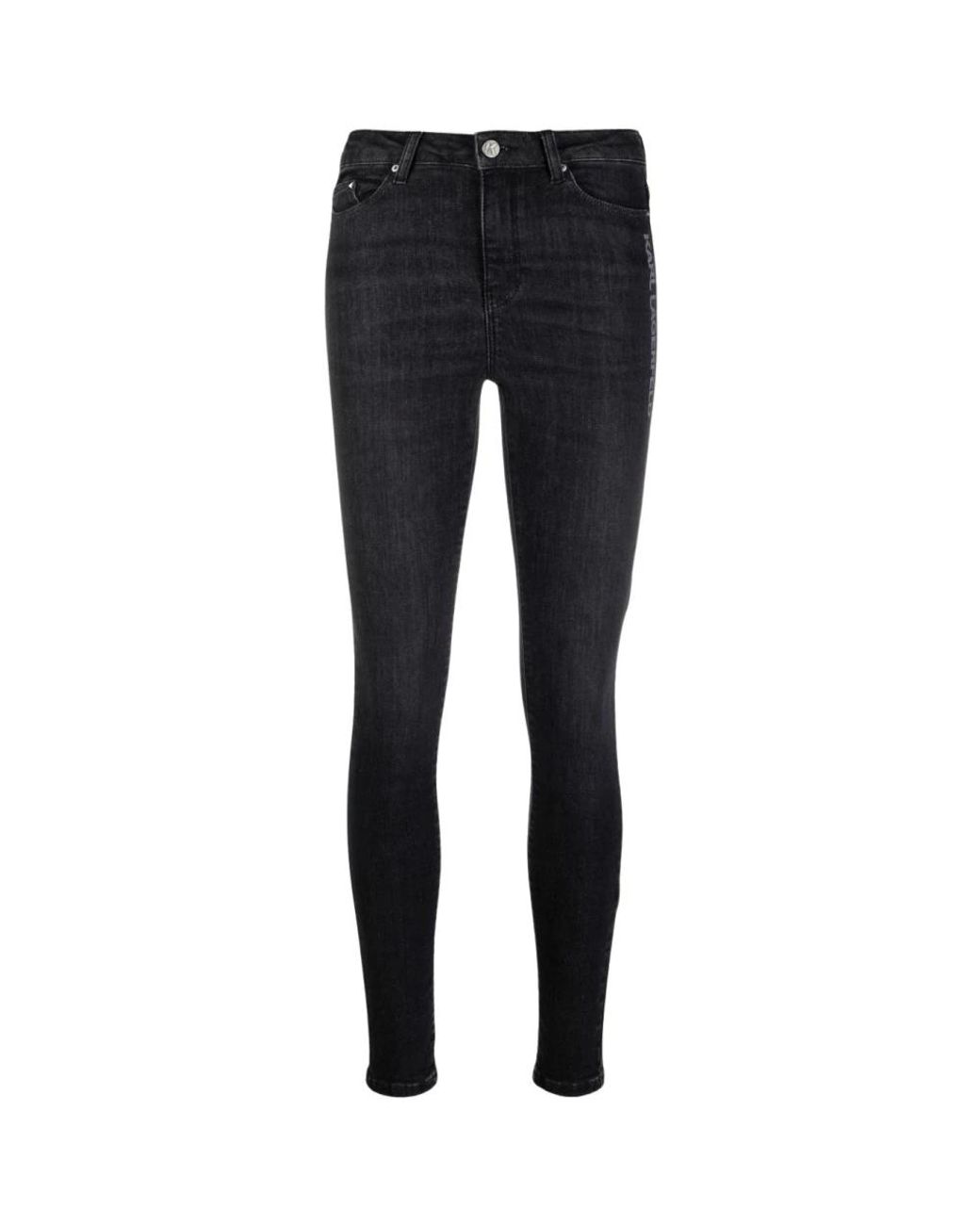 Karl Lagerfeld Black Skinny Fit Jeans