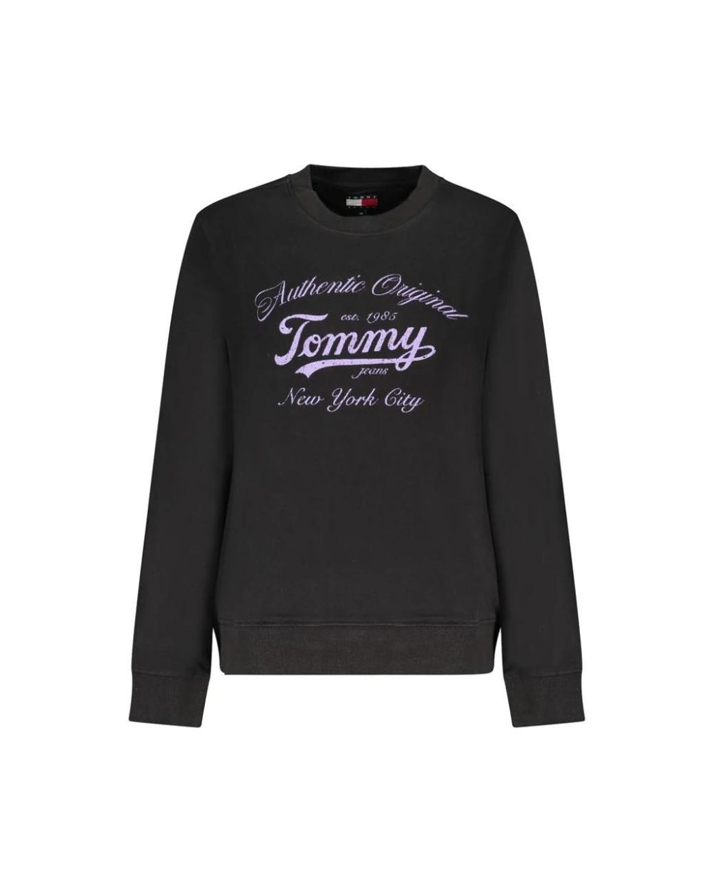 Tommy Hilfiger Black Logo Graphic Sweatshirt
