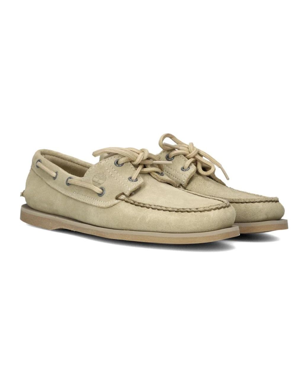 Timberland White Boat Shoes for men