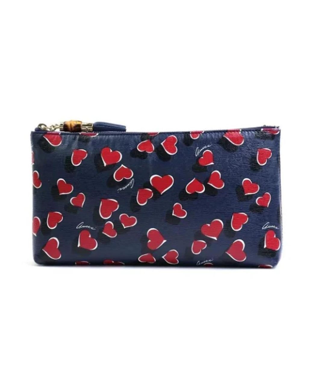Pochette in pelle usata di Gucci in Blu Lyst