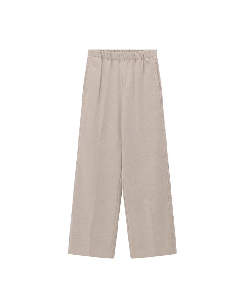Herno Gray Wide Trousers