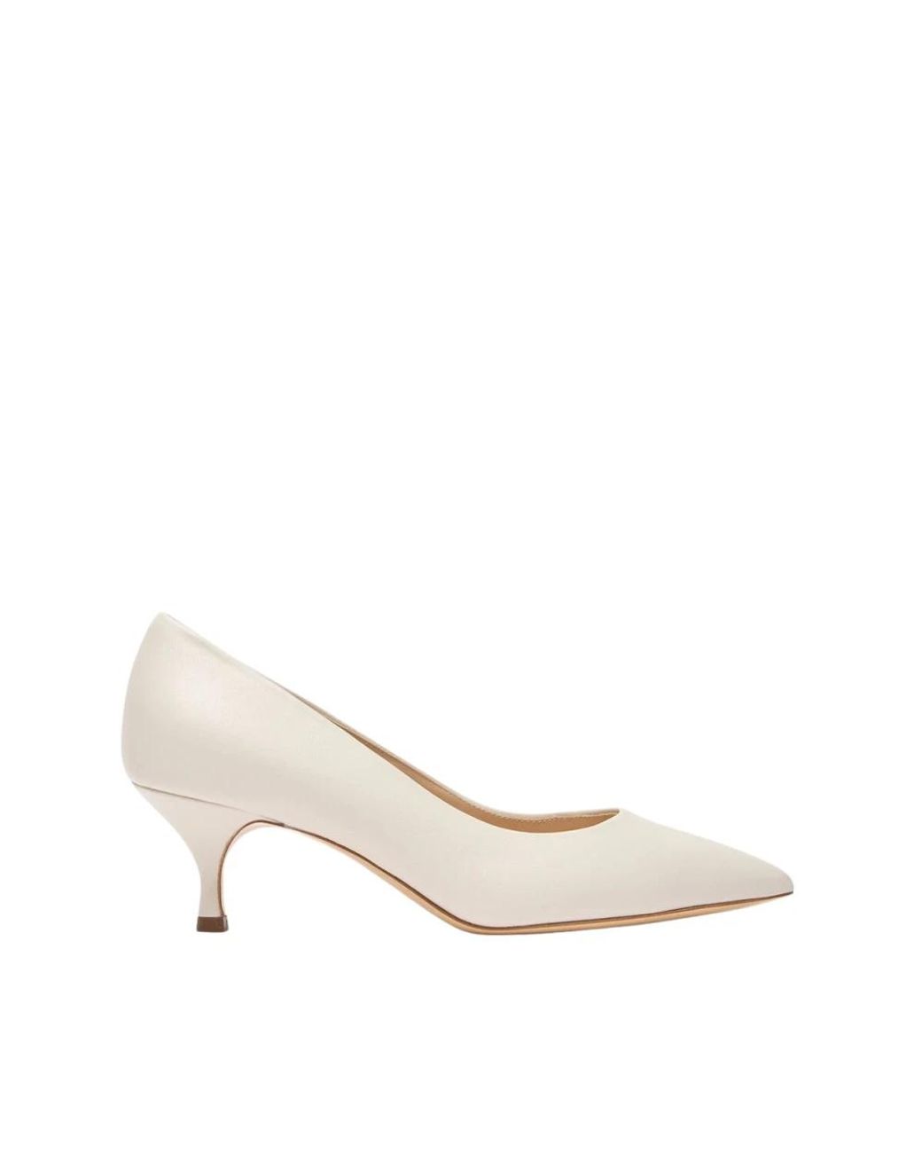 Casadei White Pumps