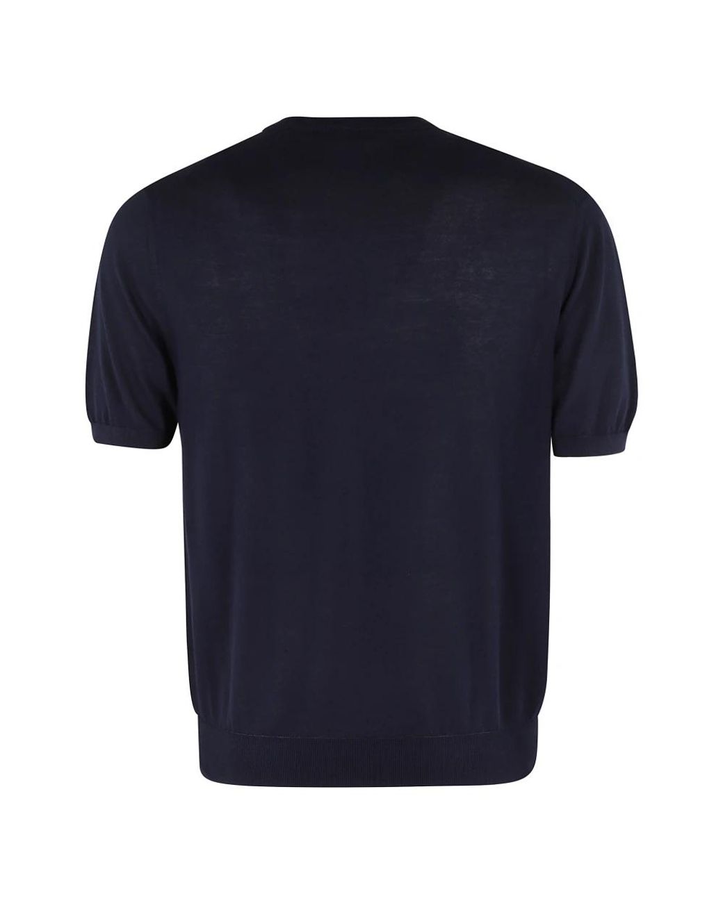 Malo Blue Round-Neck Knitwear for men