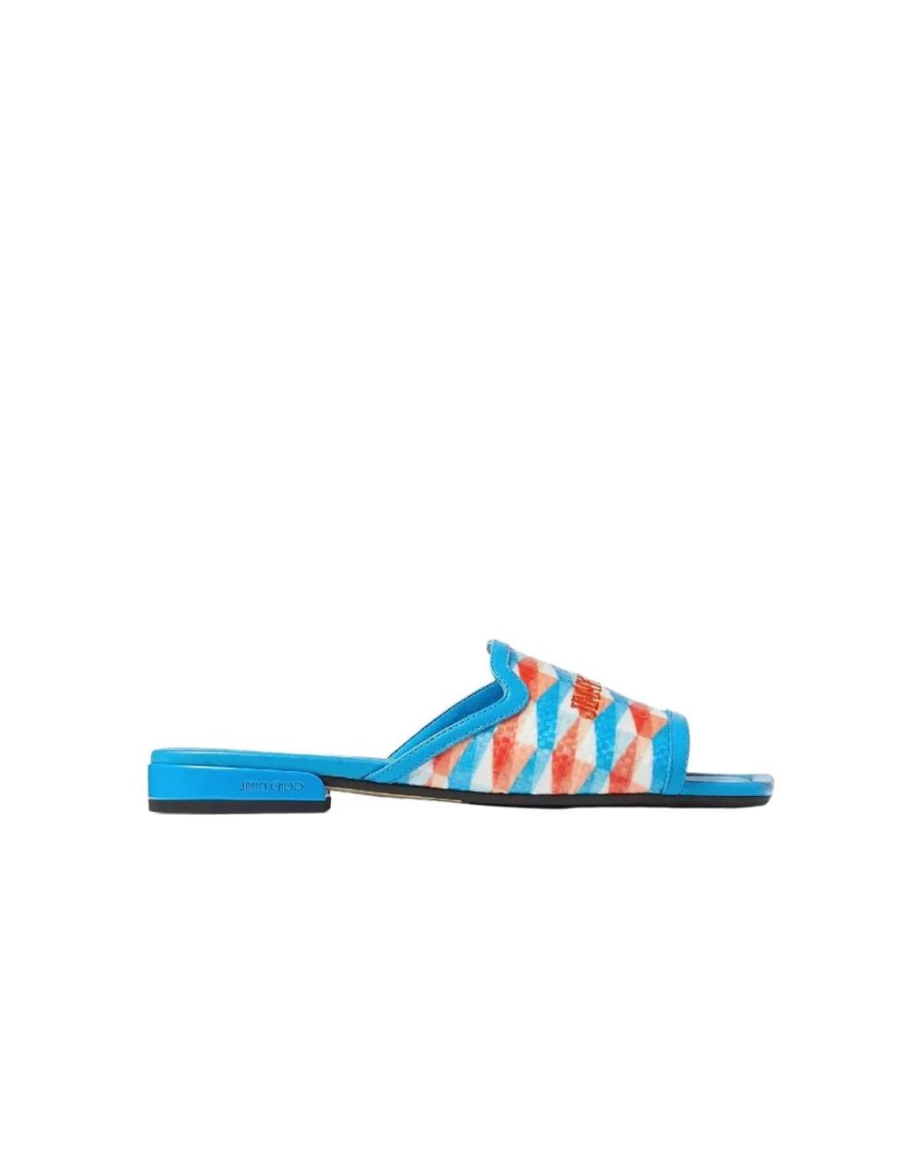 Jimmy Choo Blue Nako Flat