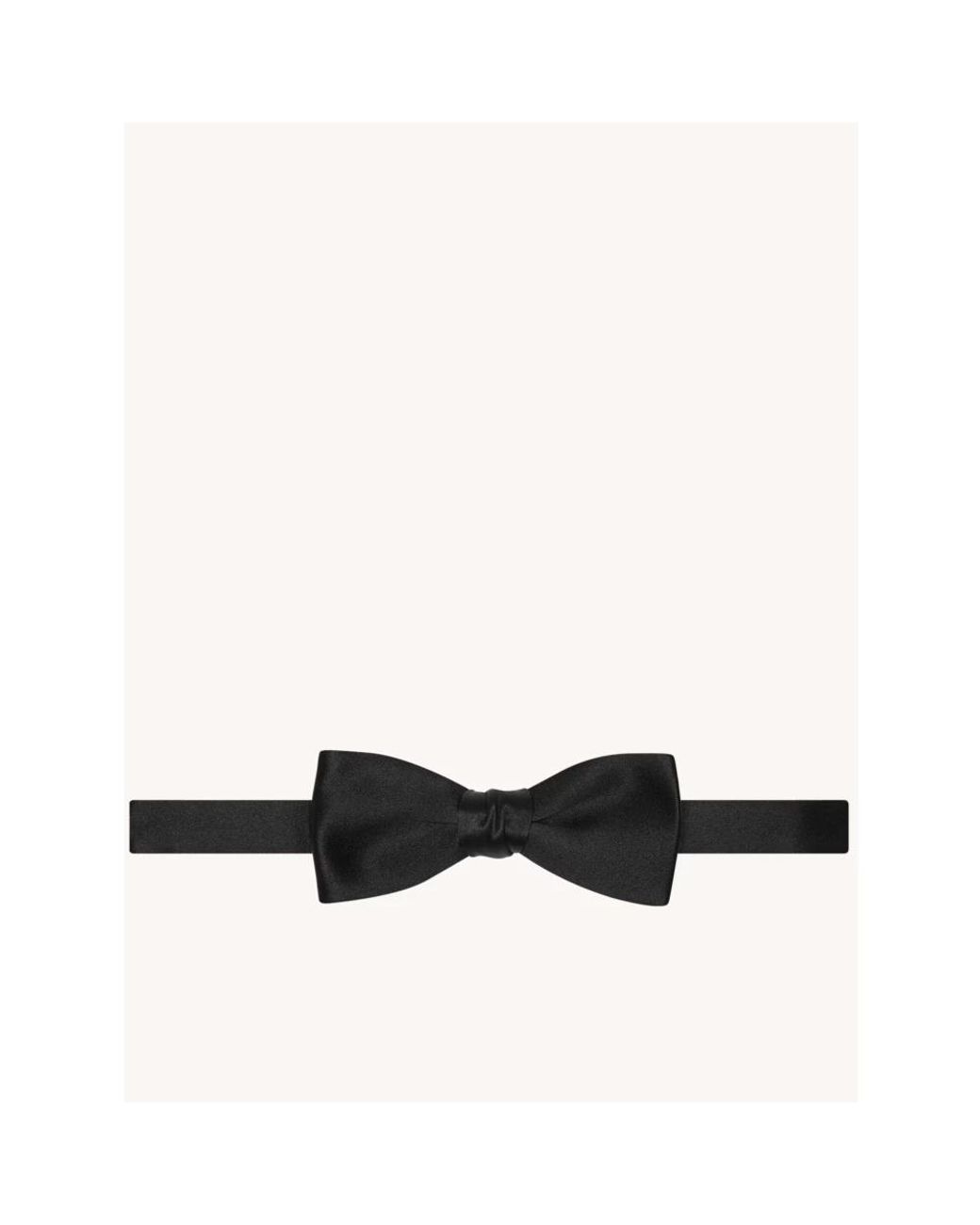 Saint Laurent Black Bow Ties for men