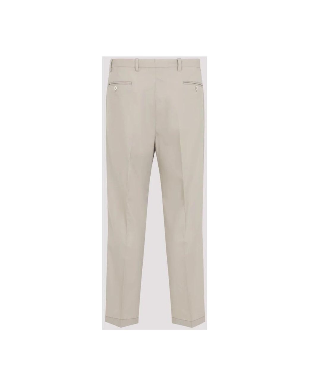 Prada Gray Suit Trousers for men