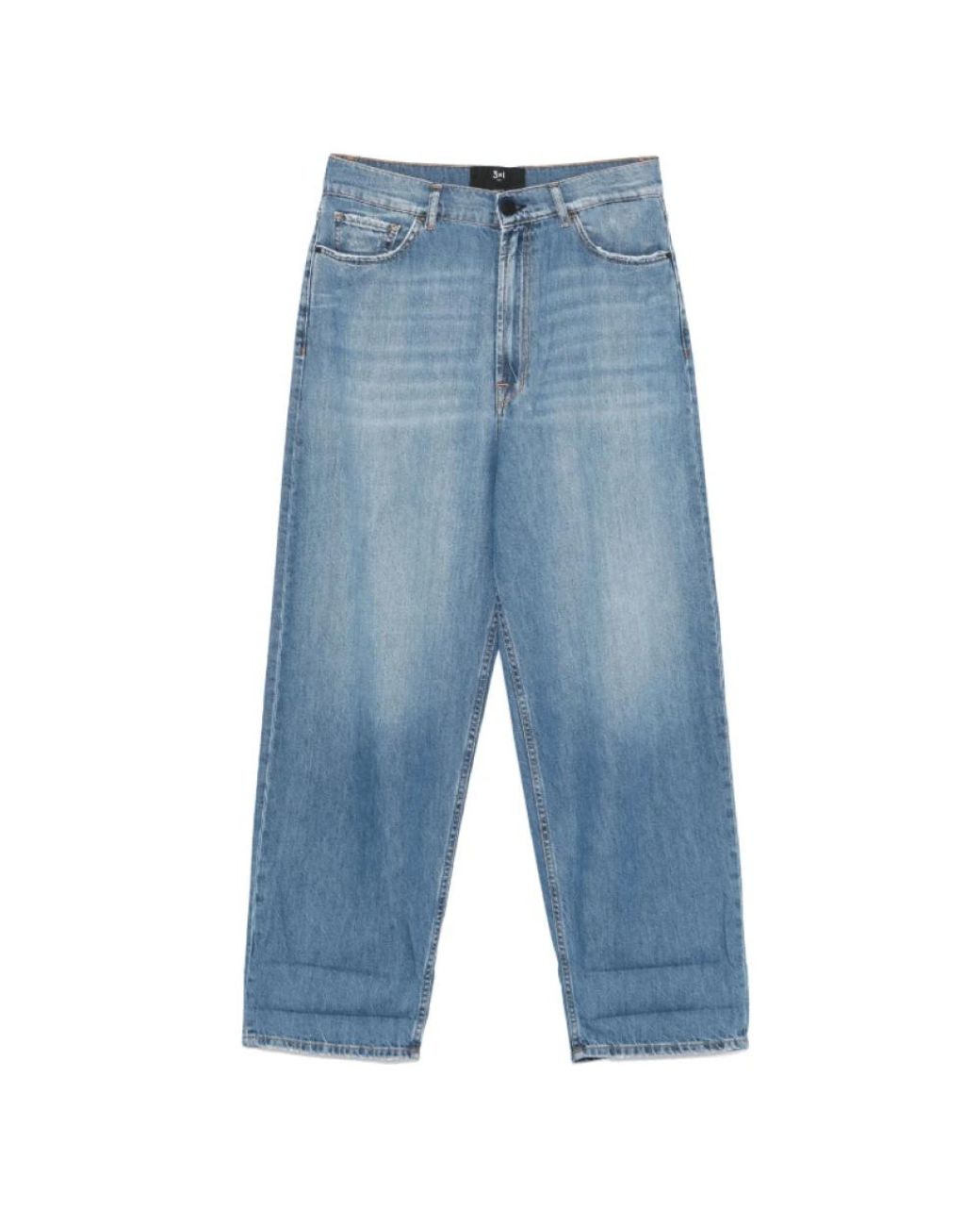 3x1 Blue Loose Fit Jeans