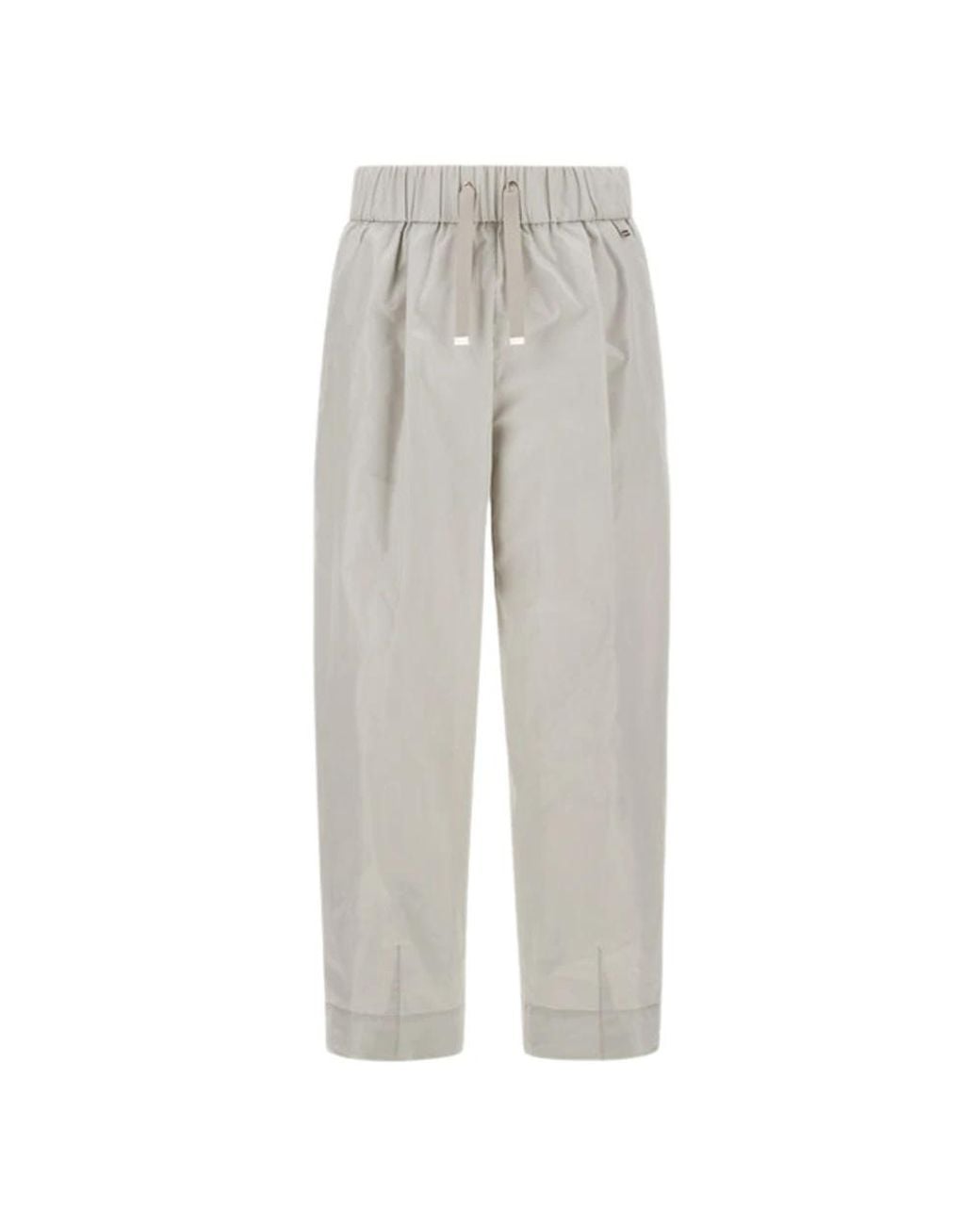 Herno Gray Tapered Trousers