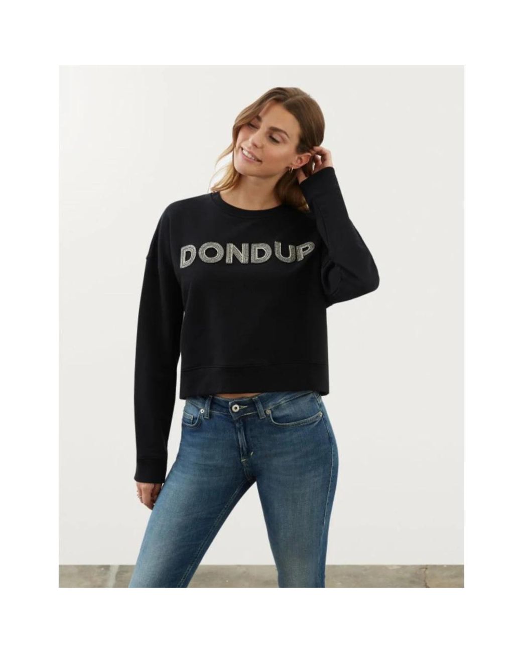 Dondup Black Sweatshirts