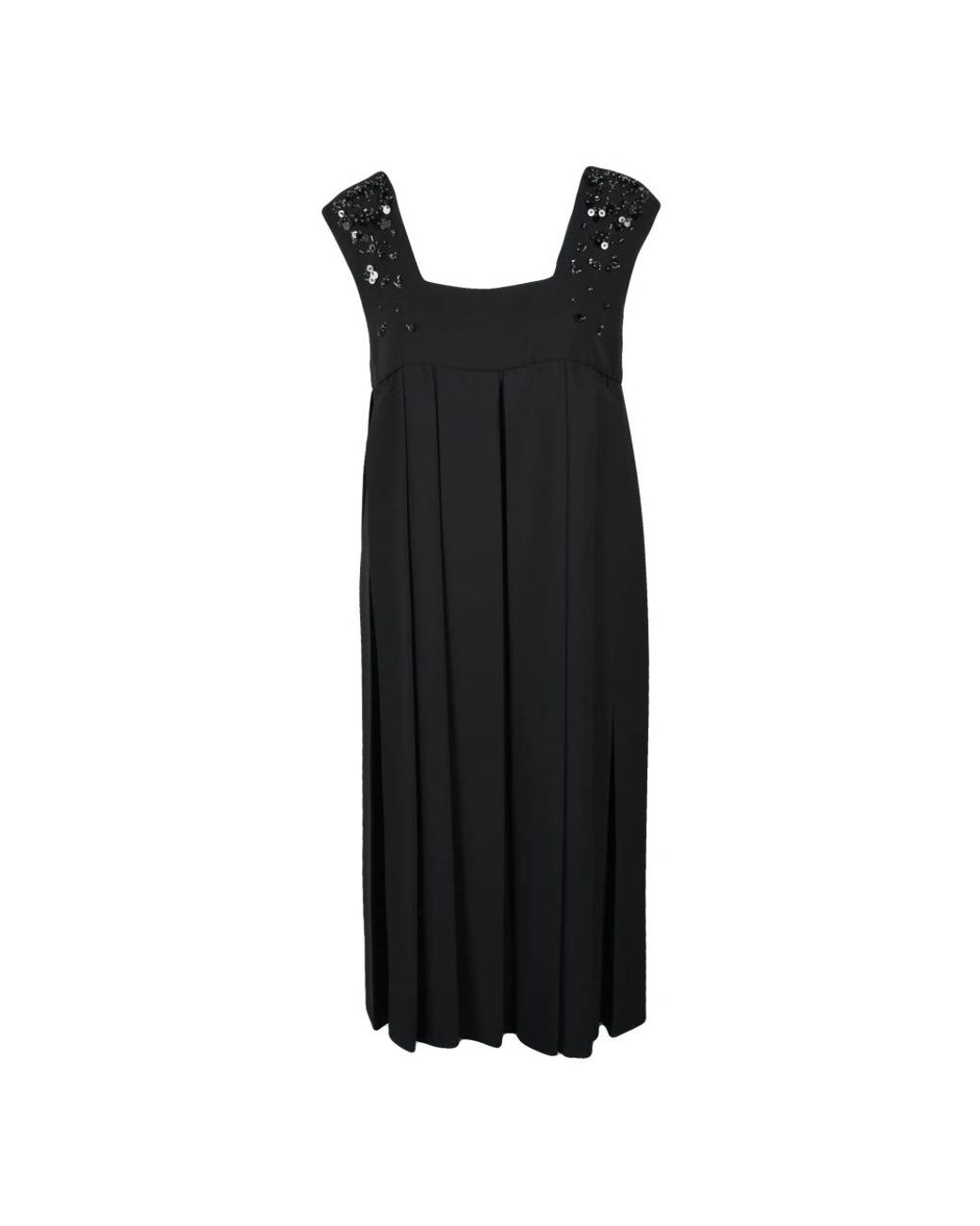 Fabiana Filippi Black Midi Dresses