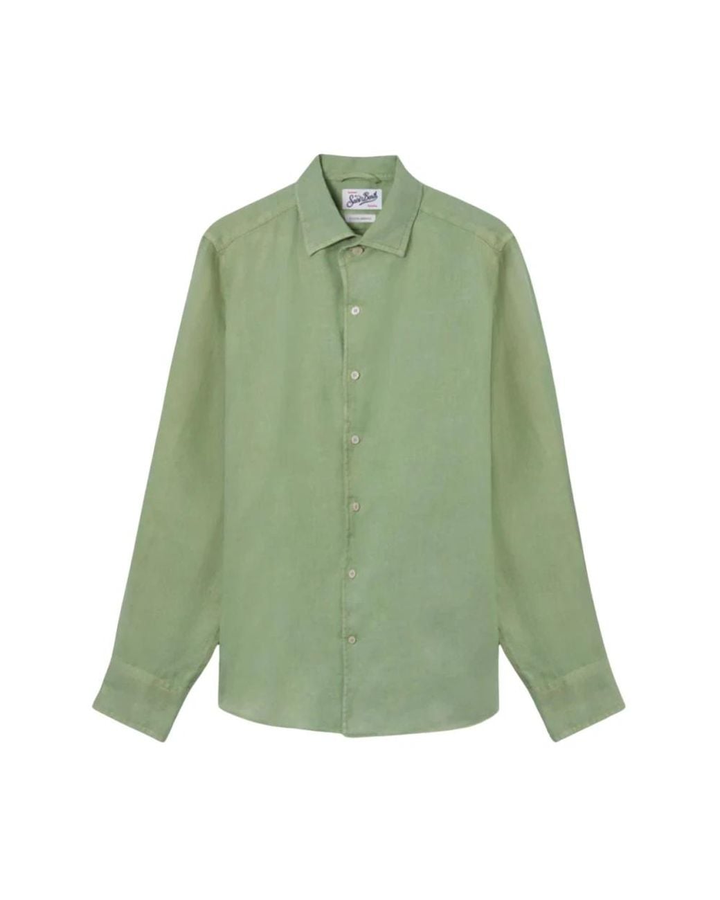 Mc2 Saint Barth Green Casual Shirts for men