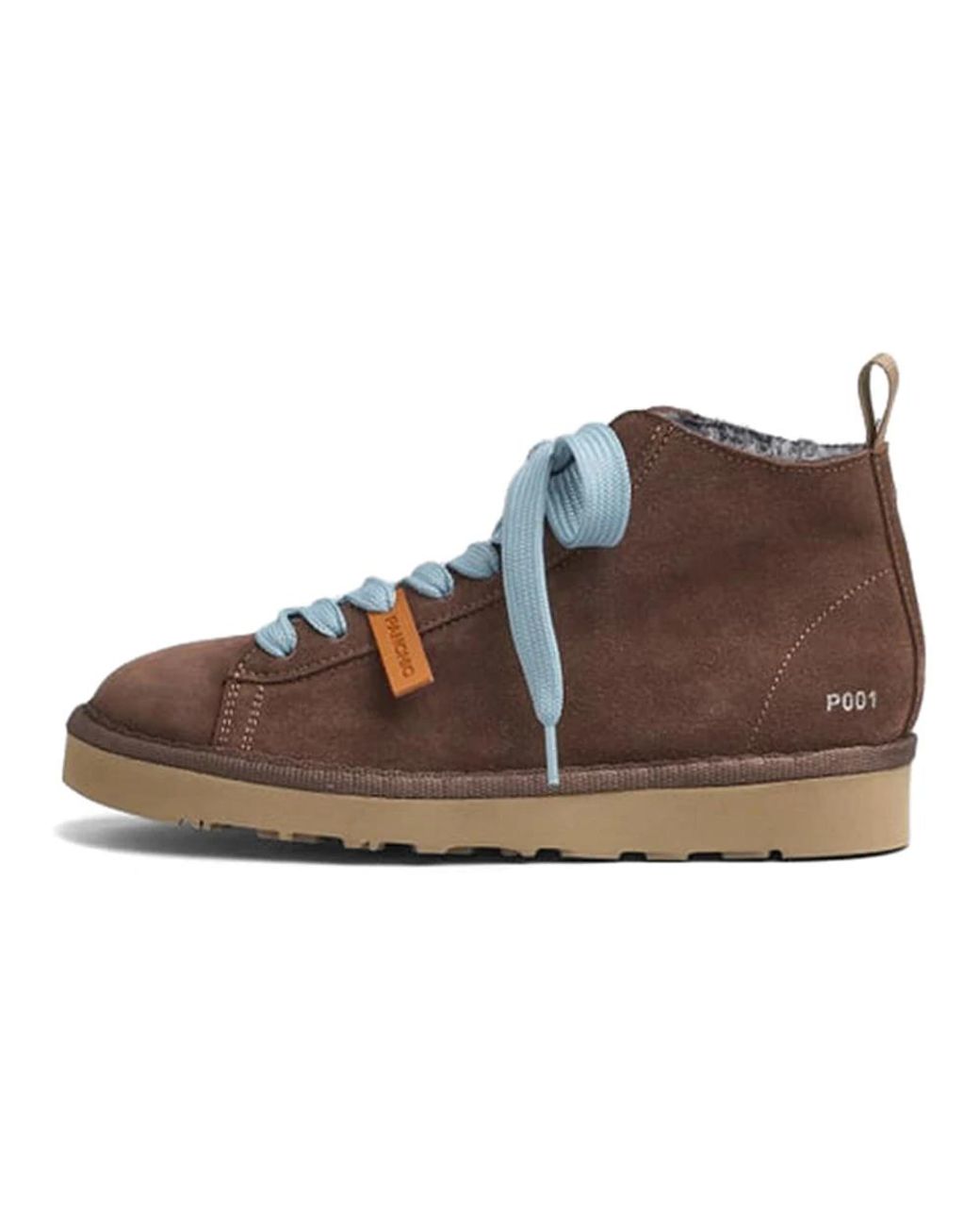 Pànchic Brown Lace-Up Boots