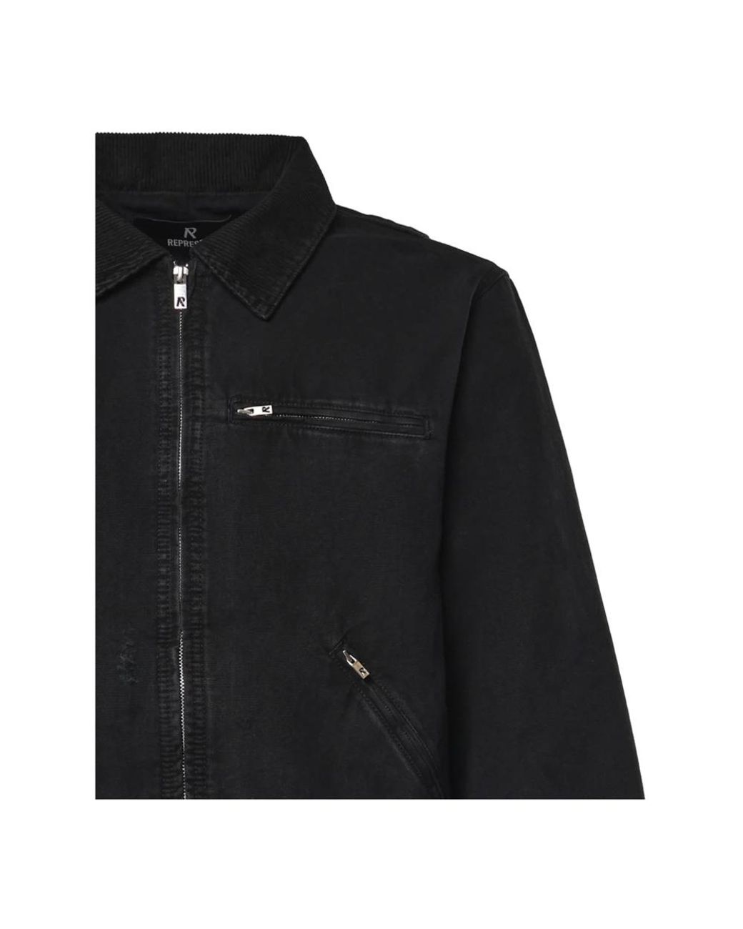 Represent Black Denim Jackets for men