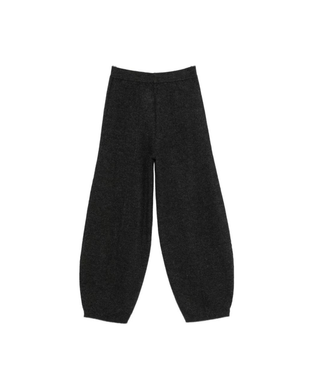 Semicouture Black Tapered Trousers