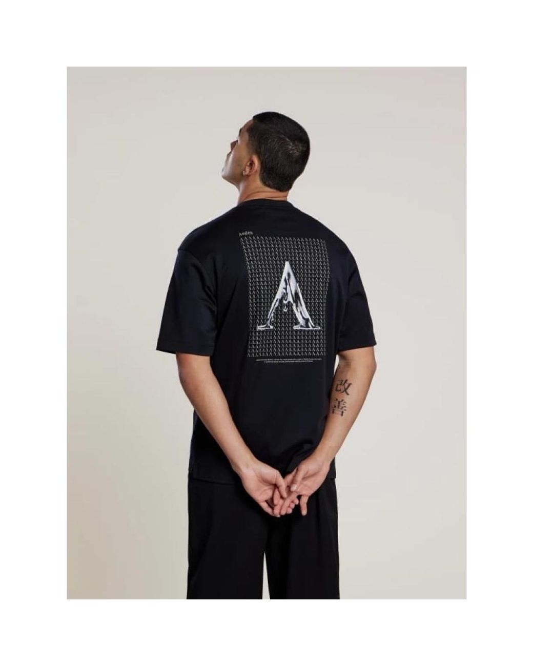 T-Shirts Aeden de hombre de color Black
