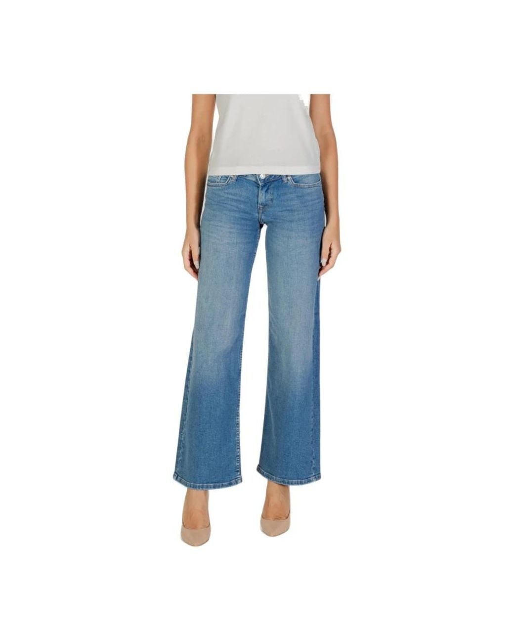 ONLY Blue Wide Jeans