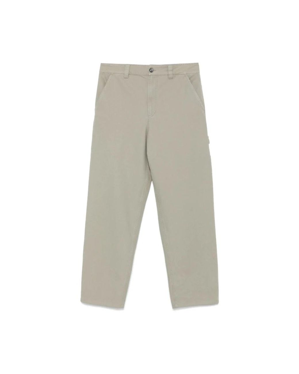A.P.C. Broeken ,Groen ,Salie Groene Riem Broek in het Gray voor heren