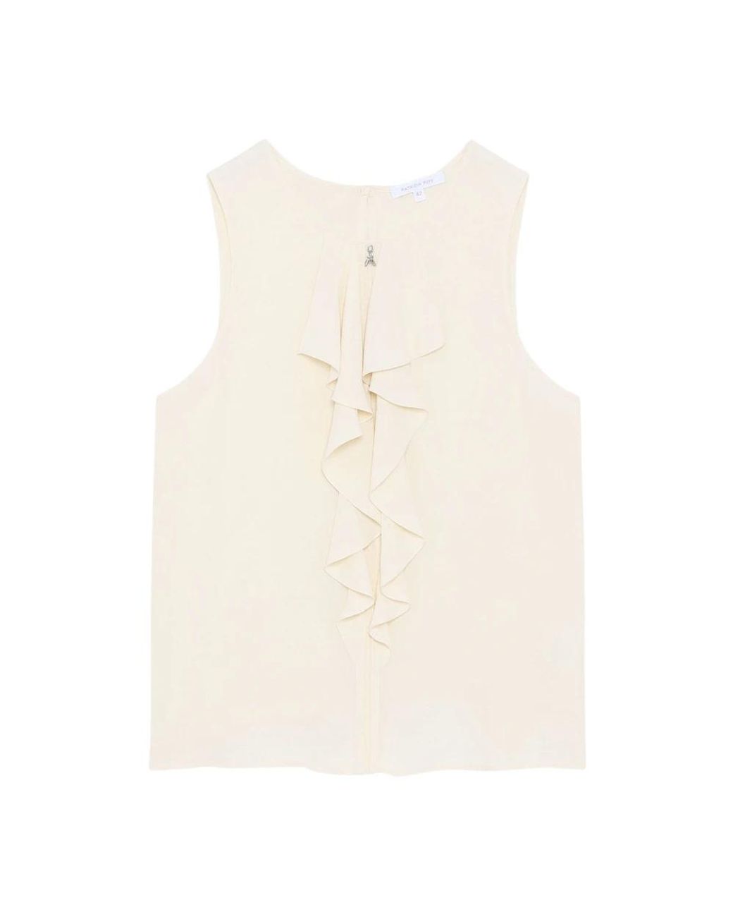 Patrizia Pepe Natural Sleeveless Tops