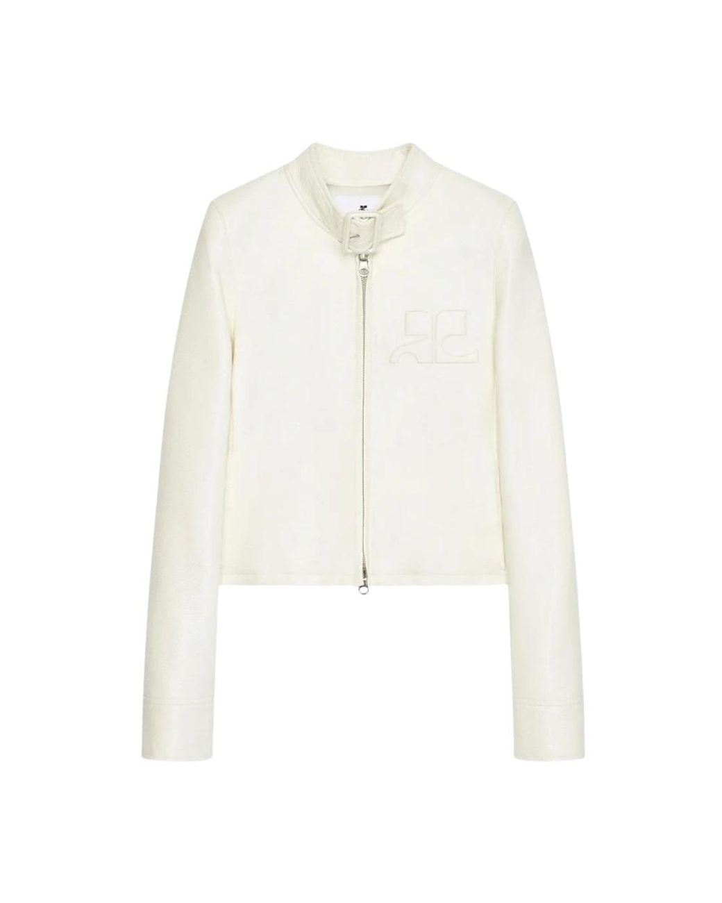 Courreges White Leather Jackets