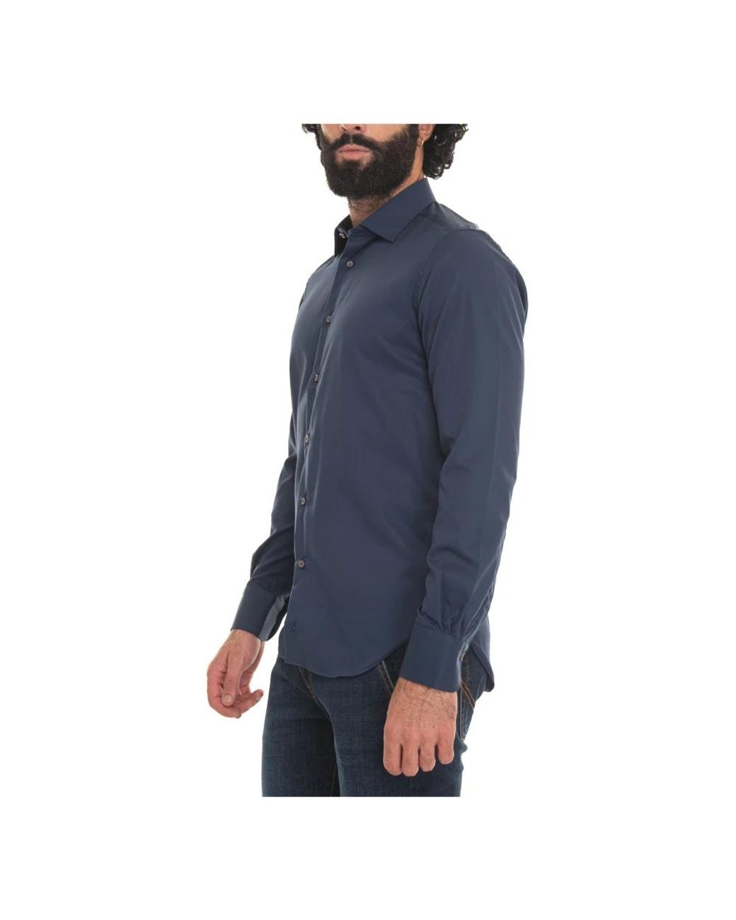 Carrel Blue Formal Shirts for men