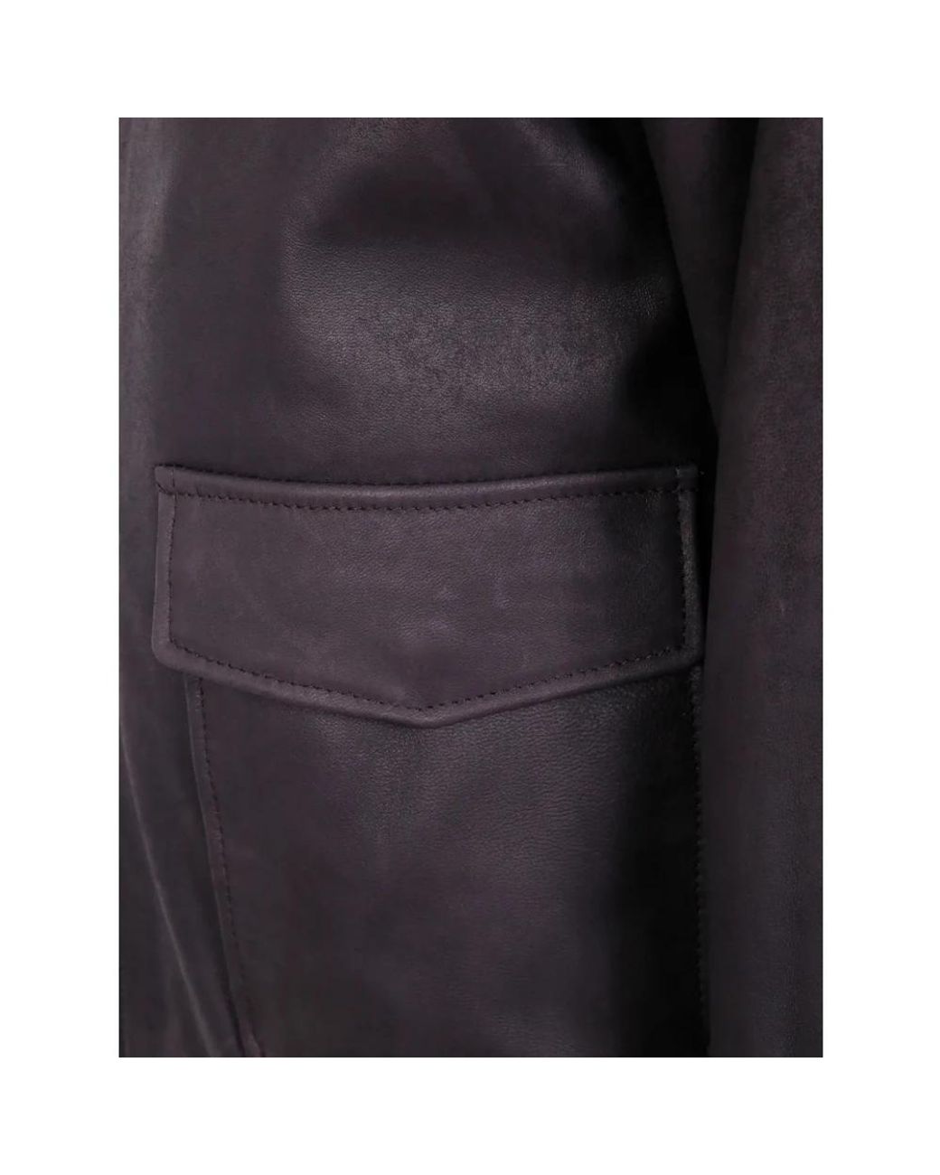 Leather Jackets Barba Napoli de hombre de color Blue