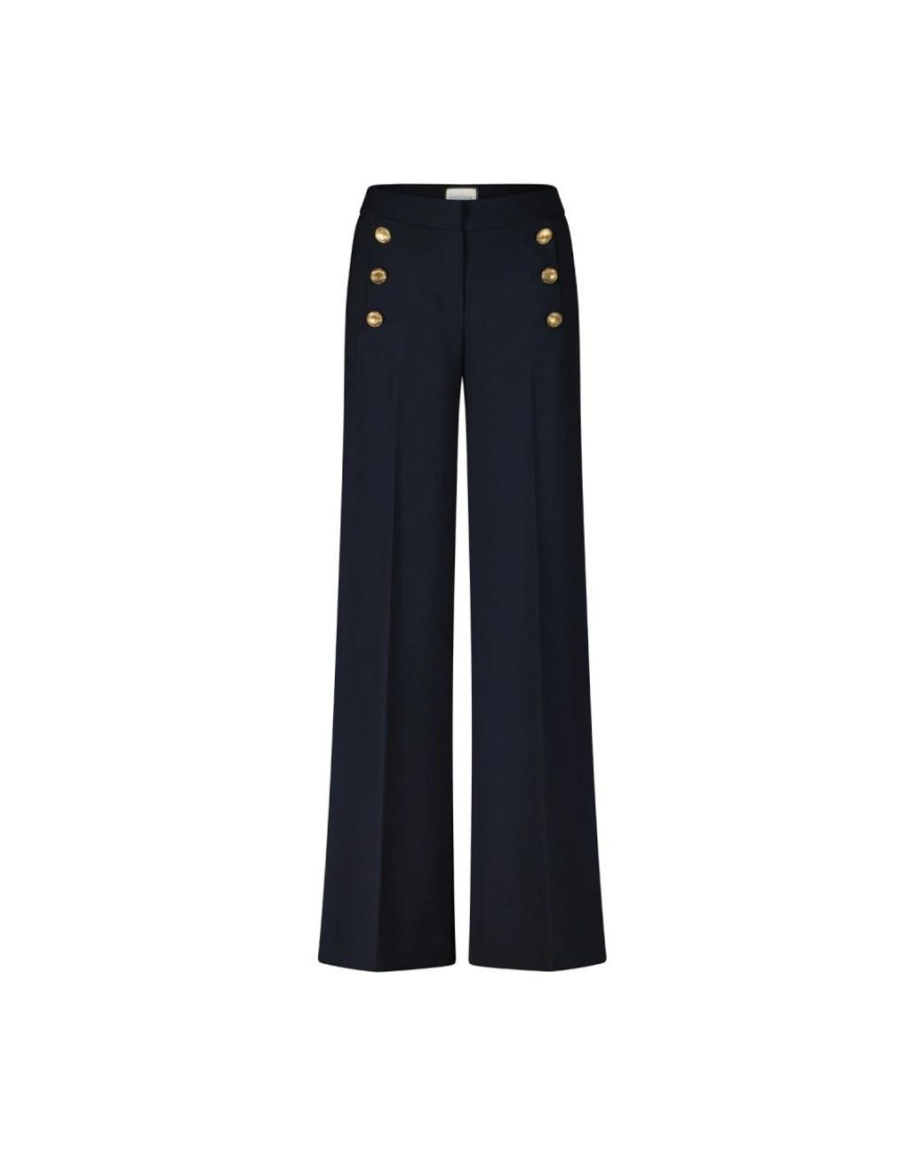 Seductive Blue Wide Trousers