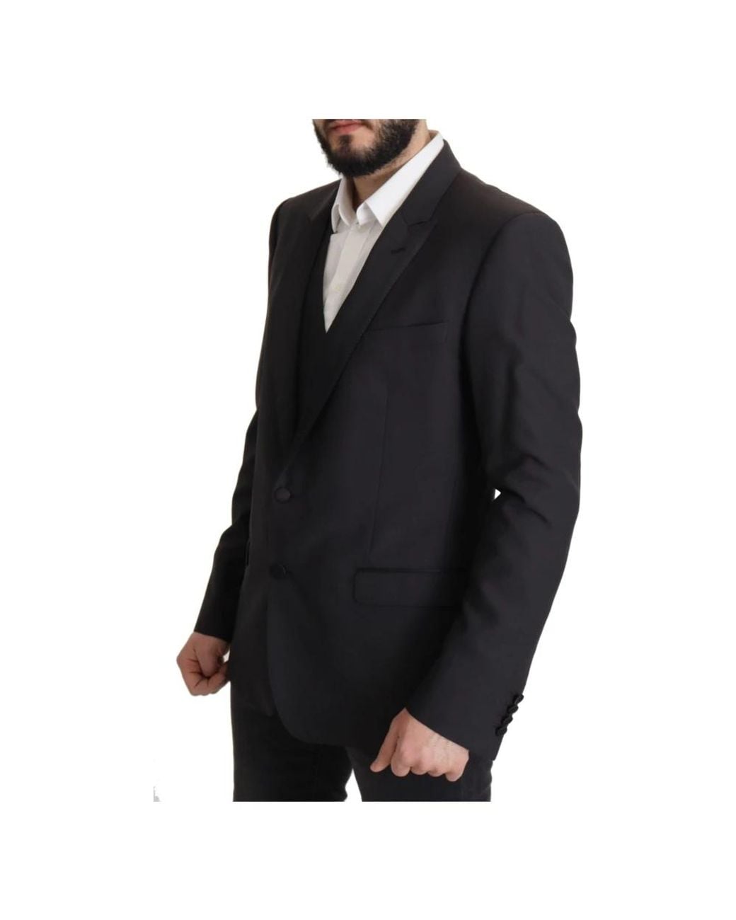 Dolce & Gabbana Black Blazers for men