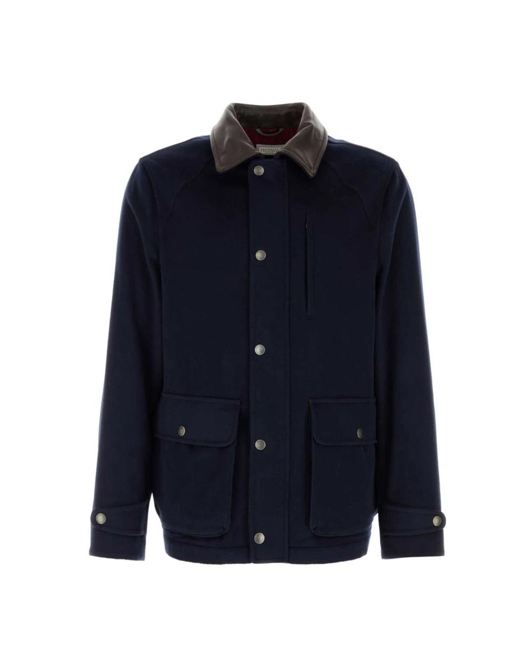 Brunello Cucinelli Blue Light Jackets for men