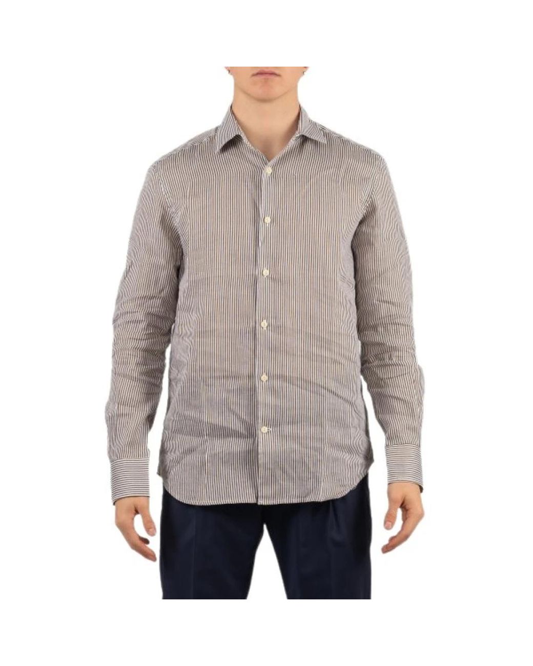 Mc2 Saint Barth Gray Casual Shirts for men