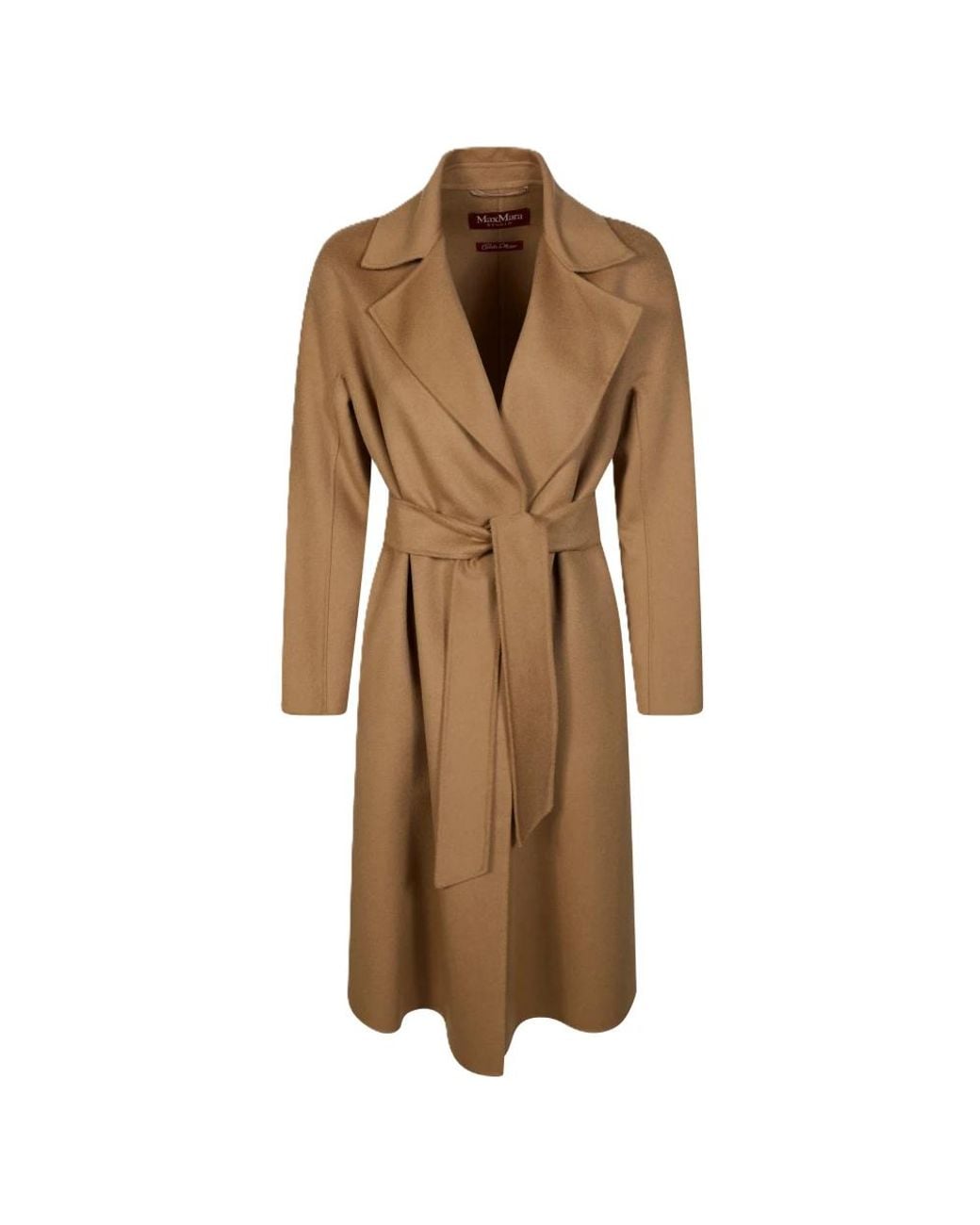 Max Mara Brown Belted Coats
