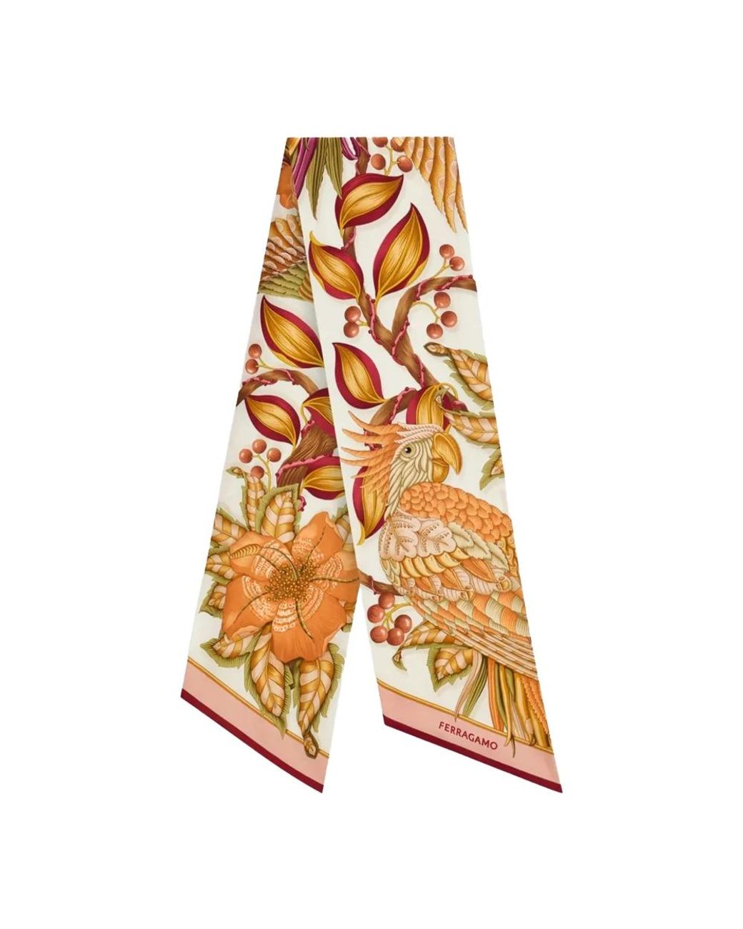 Ferragamo Smal Bandeau in het Orange